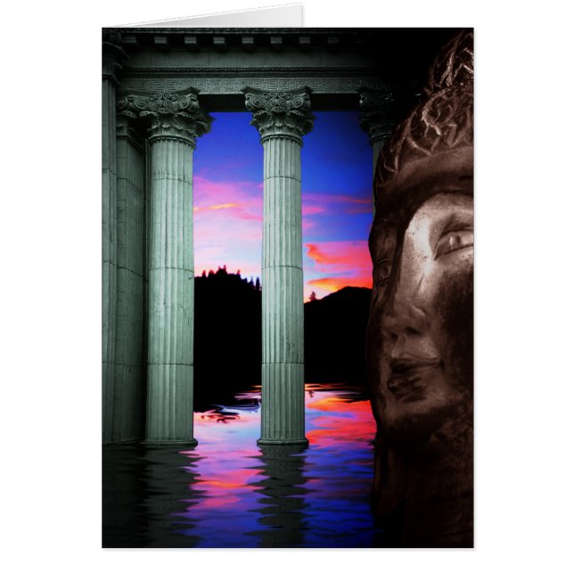 Cartão O lago da vida (Frente)