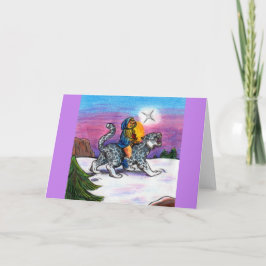 Cartão O lápis da fantasia de Natal Luz da Esperança