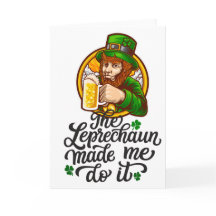 O Leprechaun Me Fez Fazer Isso