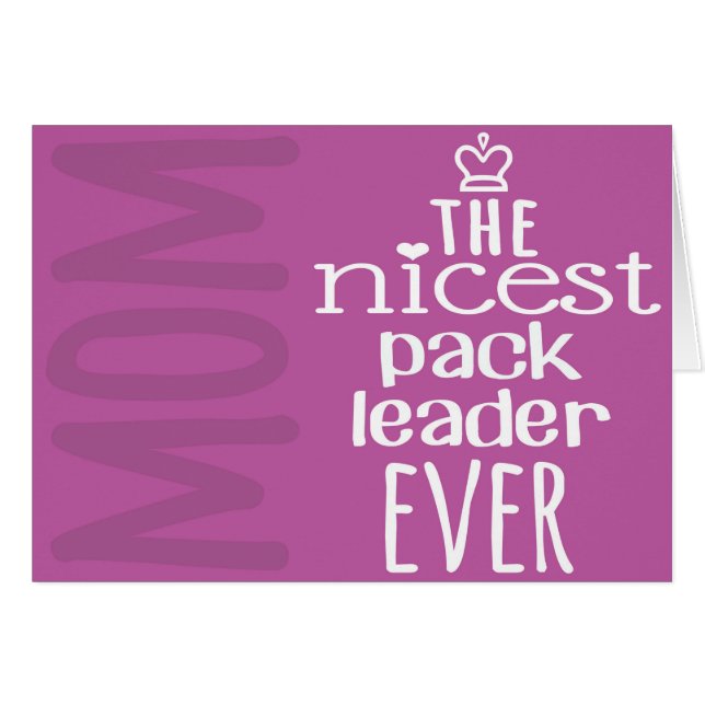 Cartão O líder o mais agradável do bloco nunca - um (Frente Horizontal)