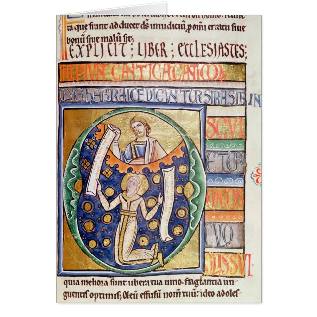Cartão O livro de Ecclesiastes (Frente)