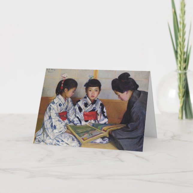 Cartão O Livro de Imagens | Berthe Morisot (Frente)