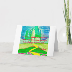 Cartão O Mágico da Arte Oz