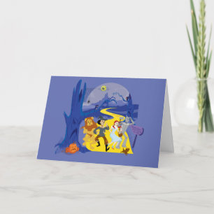 Cartão O Mágico de Oz™   Floresta Assombrada de Halloween