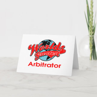 Cartão O maior árbitro do mundo