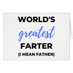 Cartão O maior fazedor do mundo, quero dizer o padre bl
