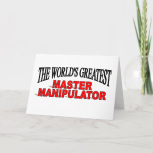 Cartão O Maior Manipulador Mestre do Mundo