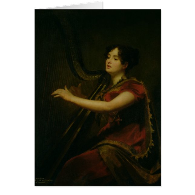 Cartão O Marchioness de Northampton (Frente)