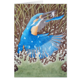 Cartão O martinho pescatore comum