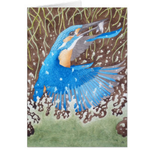 Cartão O martinho pescatore comum