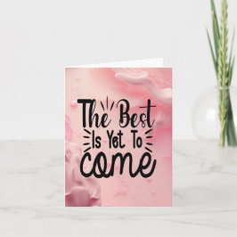 Cartão O melhor ainda está para vir