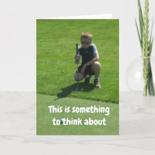 CARTÃO O "MELHOR ANIVERSÁRIO" PARA O MEU GOLFER FAVORITO