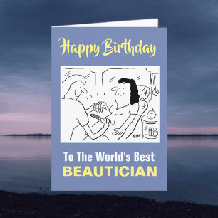 Cartão O Melhor Beleza da Palavra - Feliz Aniversário