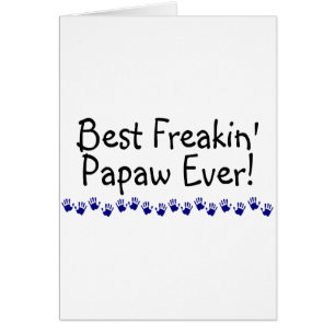 Cartão O melhor mamão de Freakin nunca