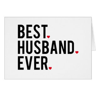 Cartão O melhor marido nunca