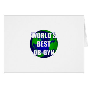 Cartão O melhor OB-GYN do mundo