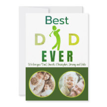 O melhor Pai do Dia de os pais de Golfe Verde Únic