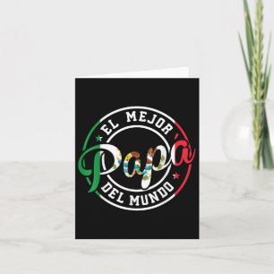 Cartão O Melhor Papai do Mundo Engraçado Melhor Pai Mexic