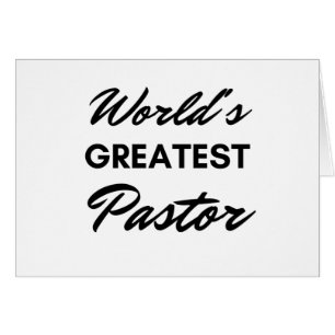Cartão O melhor pastor do mundo