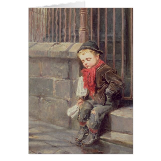 Cartão O menino da notícia (Frente)