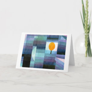 Cartão O mensageiro do outono, Klee