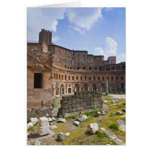 Cartão O mercado de Trajan (latino: Mercatus Traiani,
