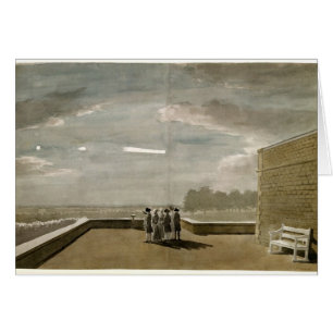 Cartão O meteoro do 18 de agosto de 1783, como visto do