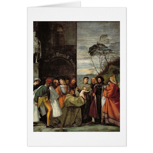 Cartão O milagre do discurso da criança recém-nascida, 15 (Frente)