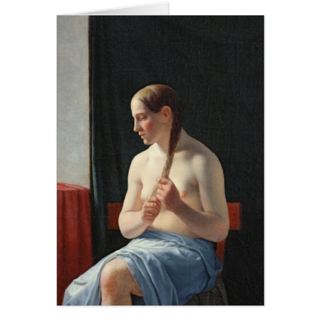 Cartão O modelo, 1839 (Frente)