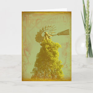 Cartão O moinho de vento original