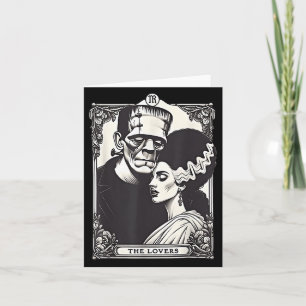 Cartão O Monstro Frankenstein E A Noiva Os Amantes Taro