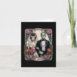 Cartão O Monstro Frankenstein E A Noiva Os Amantes Taro