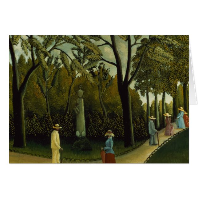 Cartão O monumento a Chopin (Frente Horizontal)