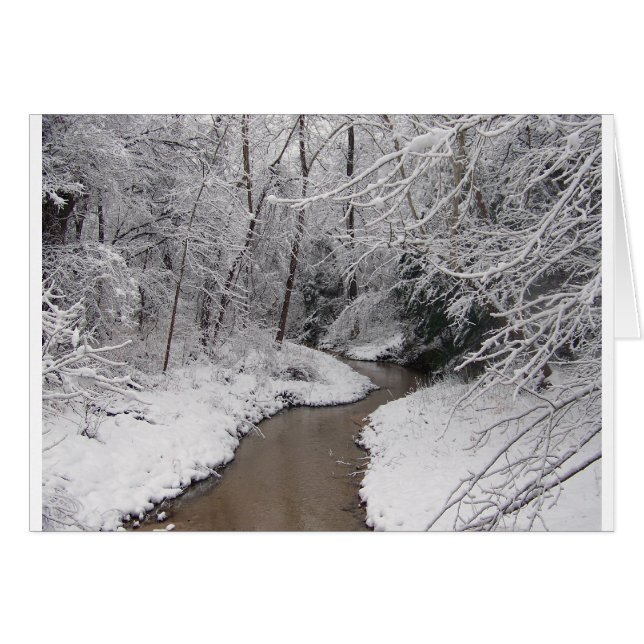 Cartão O Morto do inverno (Frente Horizontal)