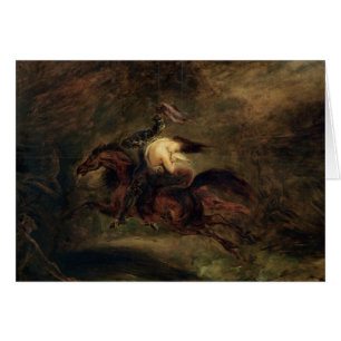 Cartão O morto vai rapidamente, 1830