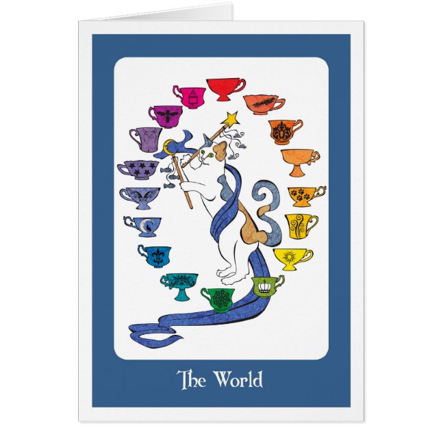 Cartão O mundo (Frente)