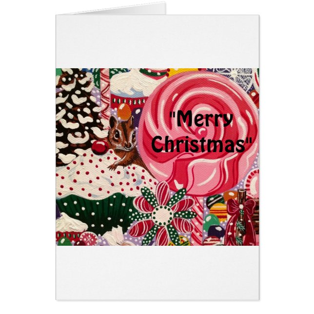 Cartão "O Mundo da Mineração de Elizabeth" (Frente)