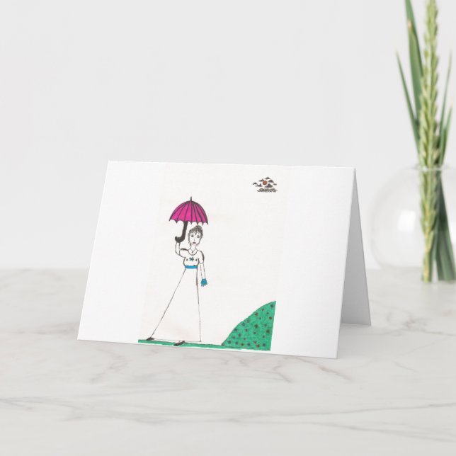 Cartão O mundo de Jane Austen (Frente)