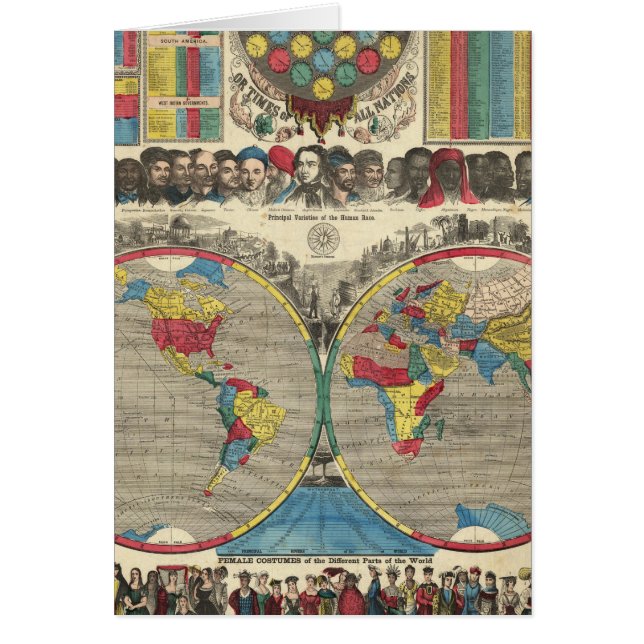 Cartão O Mundo em Uma Visão (Frente)