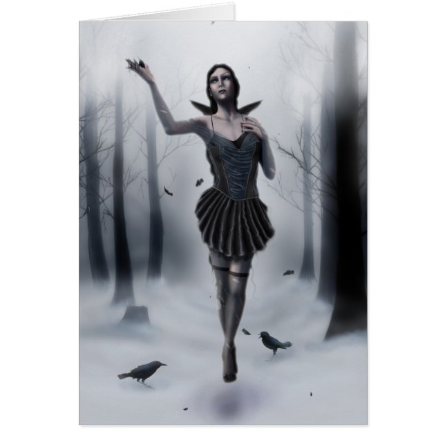 Cartão O musa escuro (Frente)