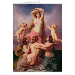 Cartão O nascimento de Venus, 1846