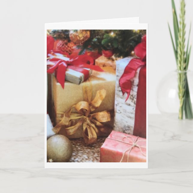 CARTÃO ***O NATAL DESEJA*** PARA UM E TODOS! (Frente)