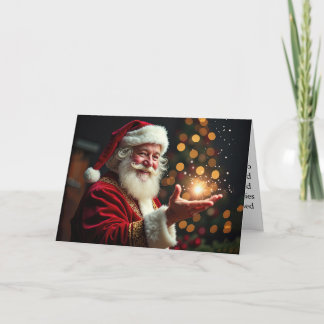 Cartão O Natal Mágico do Papai Noel