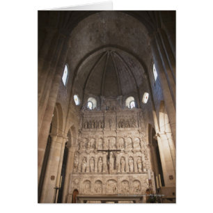 Cartão O Nave do monastério de Santa Maria De Poblet
