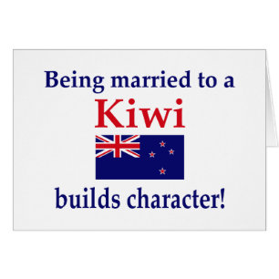 Cartão O New Zealander constrói o caráter