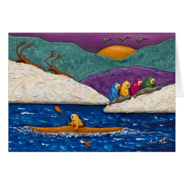 Cartão O norte misterioso (Frente Horizontal)