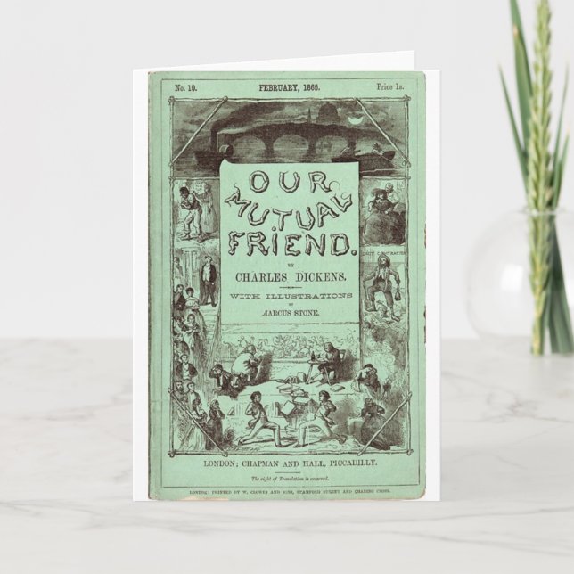 Cartão O nosso amigo mútuo (Frente)