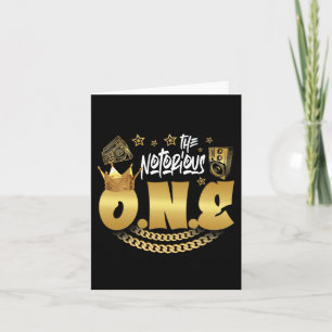 Cartão O Notório Um Velho Hip Hop Divertido Aniversário d