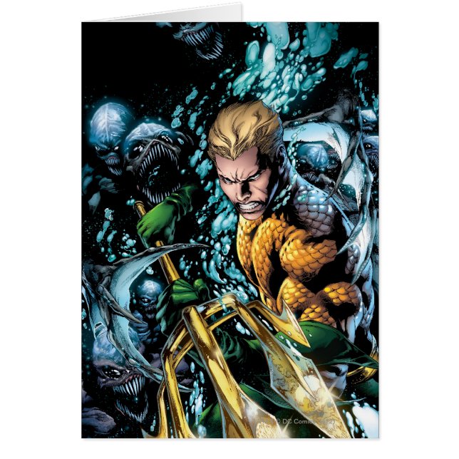 Cartão O novo 52 - Aquaman #1 (Frente)