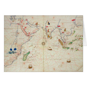 Cartão O Oceano Índico